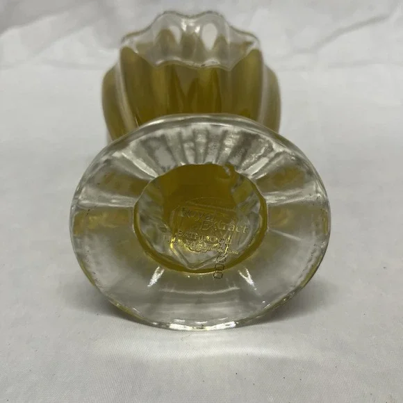Lady Primrose Tryst Kiss Bathing Gel Crystal Decanter SEALED 8 Tall Rare Vtg